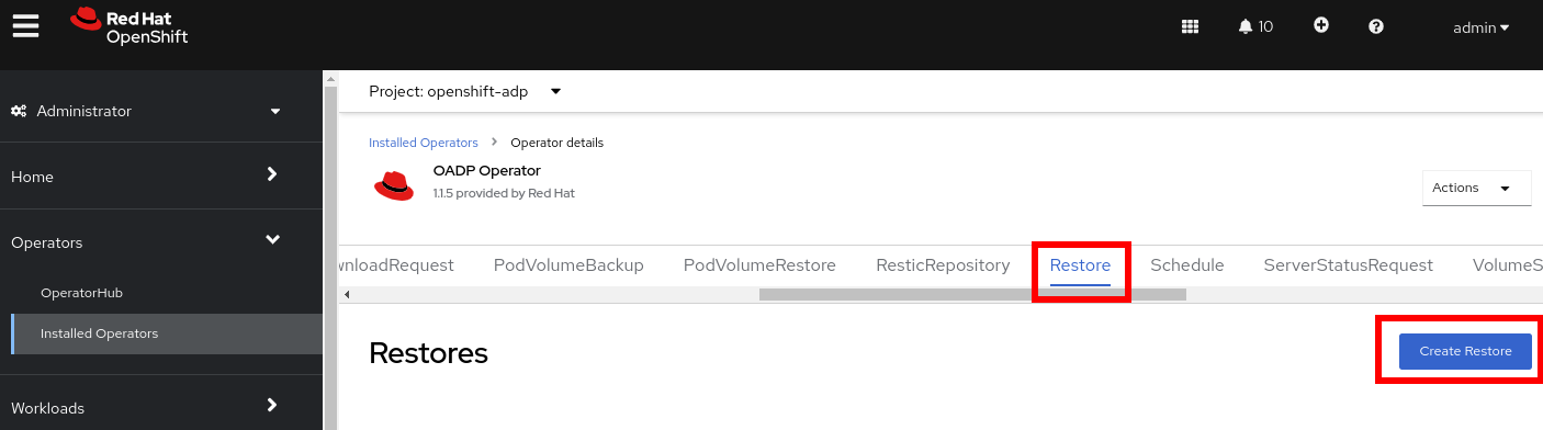 06 Restore Tab
