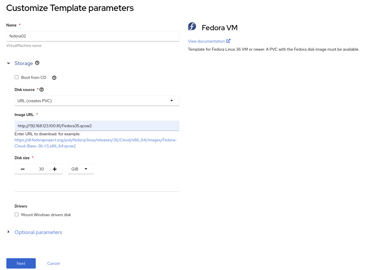 01 Create VM Boot Source