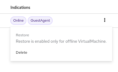13 VM Restore Disabled